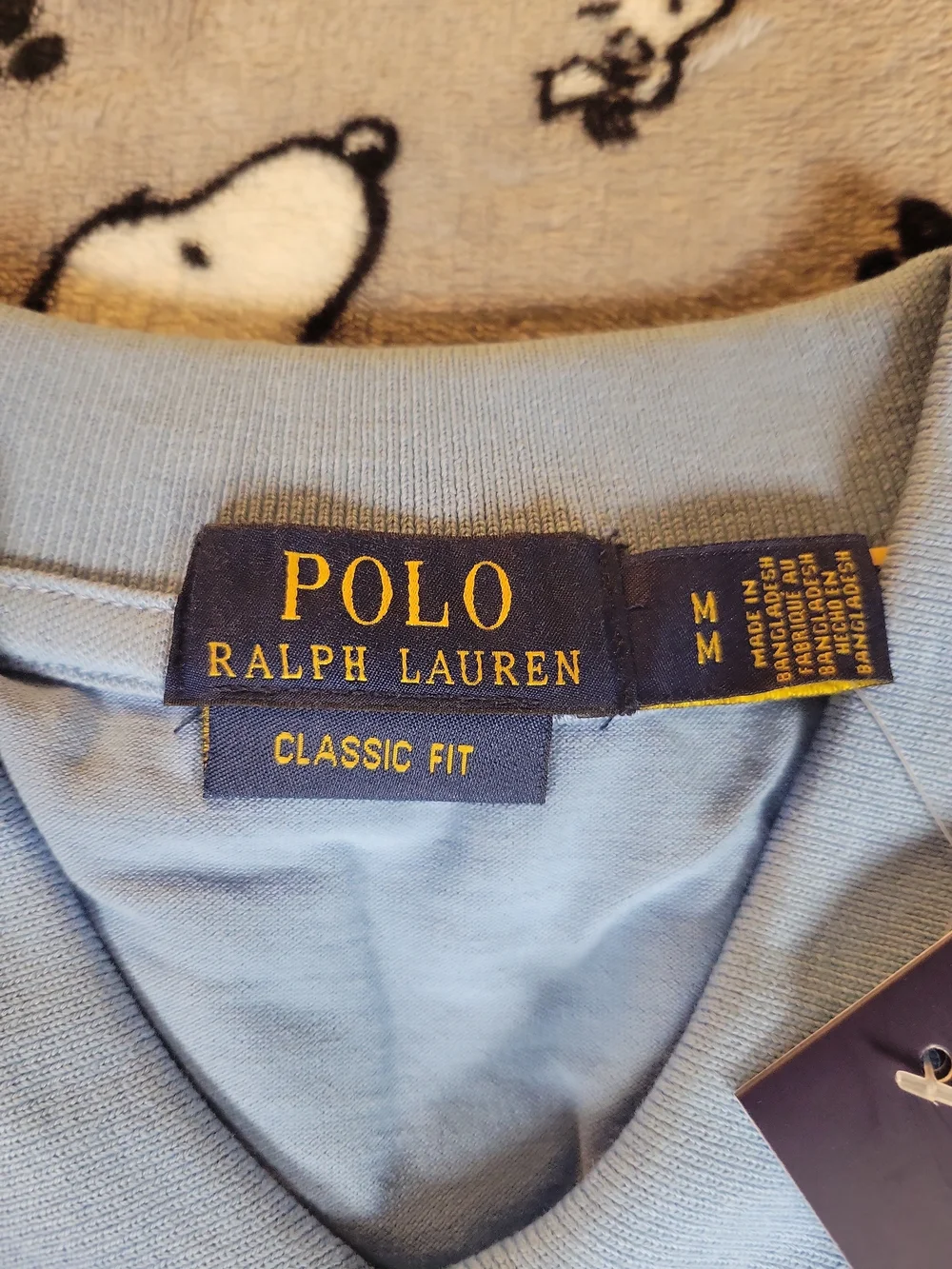 Brand New W Tags Polo Ralph Lauren Classic Fit Sky Blue Polo Shirt Size Medium